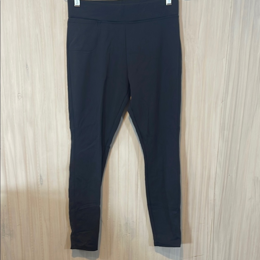 AMERICAN GIANT PONTE SLIM PANTS LEGGINGS NAVY 8